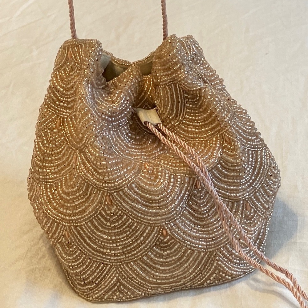 From St Xavier Beaded satchel purse